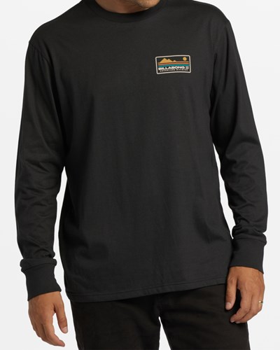 Billabong A/Div Range Long Sleeve T-Shirt Negros | UQWJF9687