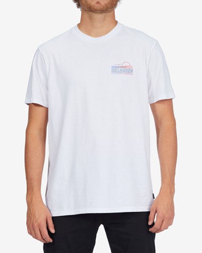 Billabong Lounge Corta Sleeve T-Shirt Blancos | HSANG2073