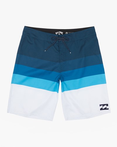 Shorts De Playa Billabong Hombre Pagina Oficial Mexico - Platinum Stripe  Boardshorts 20 Azules