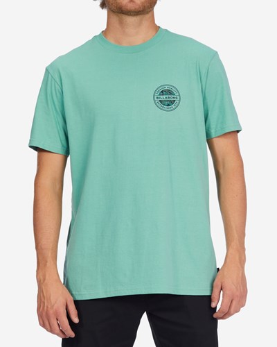 Billabong Rotor Fill Corta Sleeve T-Shirt Verdes | CEUFL3205