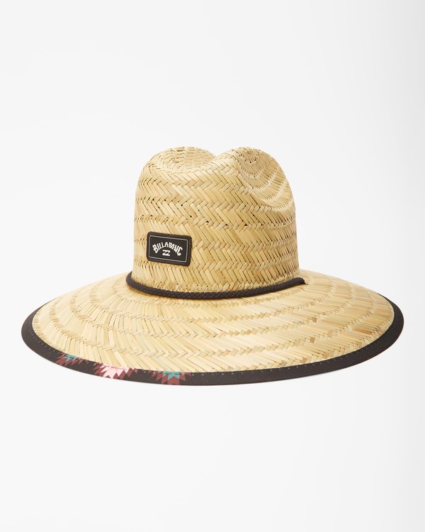 Billabong Tides Print Straw Lifeguard Hat Night | YQSTU1647
